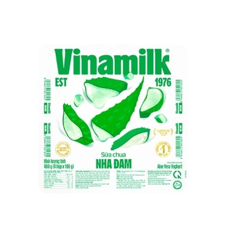 VNM01 - Sua chua nha dam/ Aloe Vera Yoghurt * 100g x 48 Units