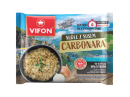 VF033 - MI TRON CARBONARA/ CARBONARA - ITALIAN STYLE DISH WITH WHEAT NOODLE (MILD)