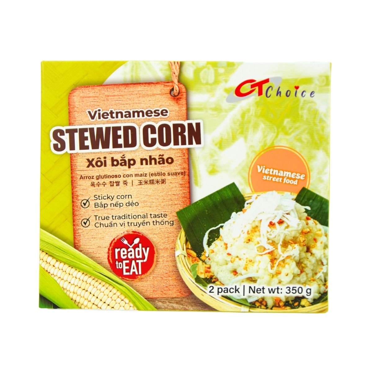 CT003 - Xoi bap nhao/ Vietnamese Stewed Corn * 350g x 24 Units